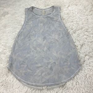 Lululemon Ace Tank Jasmine White Multi / White